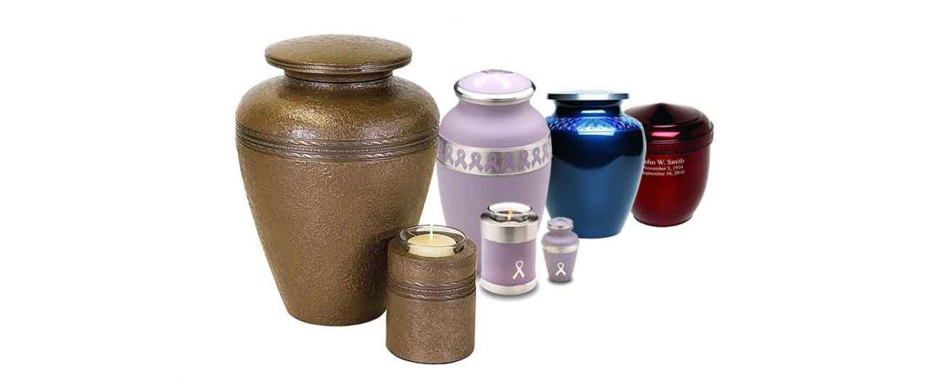 Metal urns