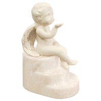 Cherub Angel Urn for Infants - Cultured Onyx