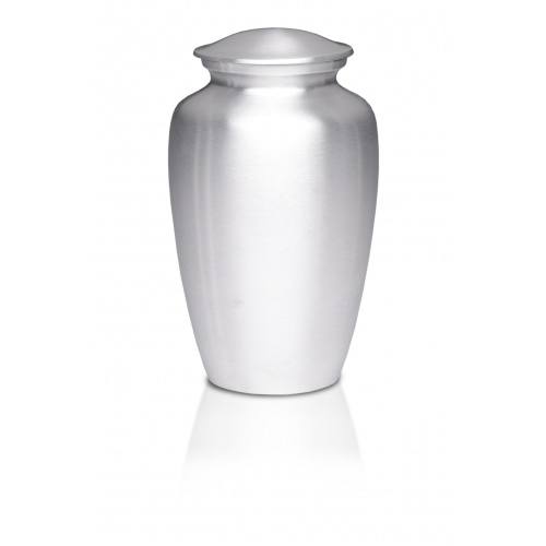 Alloy Cremation Urn Silver Color -  - AU-CLB-A