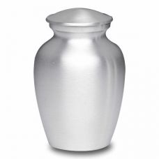 Alloy Cremation Urn Silver Color - Small