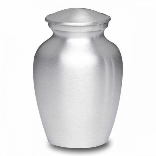 Alloy Cremation Urn Silver Color - Small -  - AU-CLB-S