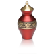 Beautiful Cherry Red Brass Cremation Urn - Keepsake -  - B-1671-K-NB