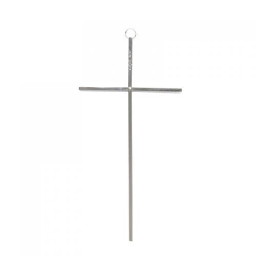 Brass Cross - Nickel Plated - Silver Color -  - BC-9079