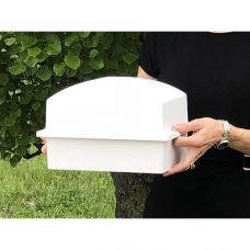 Burial Vault - Compact Size - White #200 - 3 Pack