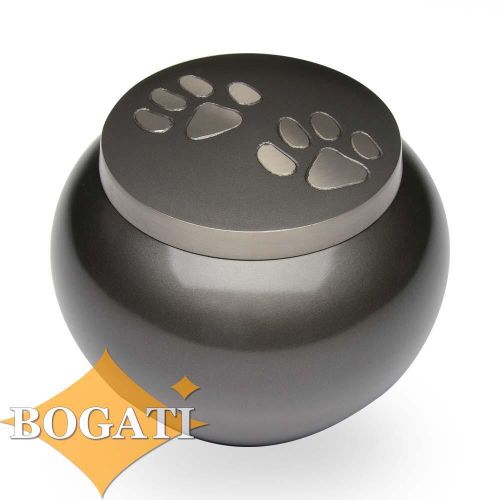 Double Paw Print Brass Pet Cremation Urn - Large -  - B-2154-L