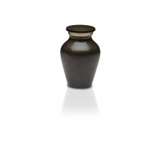 Earthy Brown Classic Style Cremation Urn - Keepsake