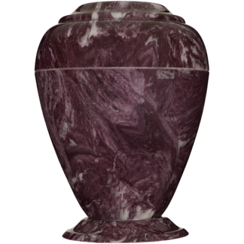 Georgian Cultured Marble Adult Urn - Merlot -  - CM-G Merlot