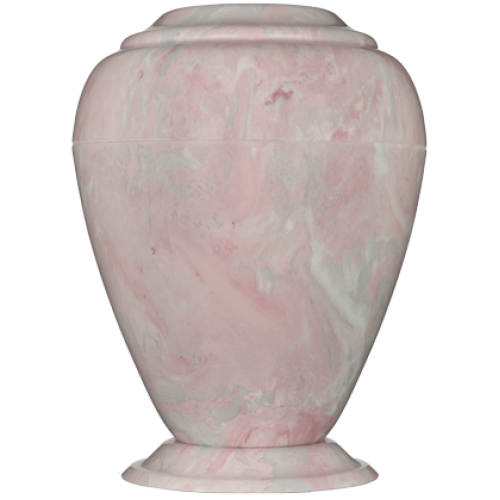 Georgian Cultured Marble Adult Urn - Pink -  - CM-G Pink