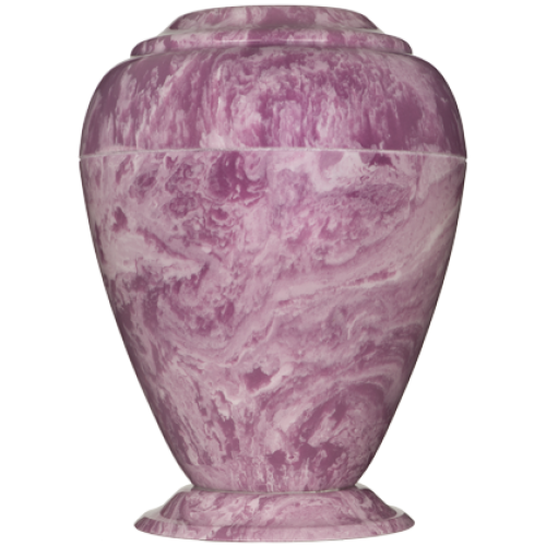Georgian Cultured Marble Adult Urn - Purple -  - CM-G Purple