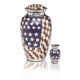 Patriotic Red, White & Blue American Flag Cremation Urn - Adult -  - B-1515-A