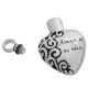 Stainless Steel Cremation Urn Pendant Chain - Heart - Always My Heart -  - J-006