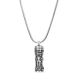 Stainless Steel Urn Pendant Chain Guardian Dog Angel Cylinder -  - J-628