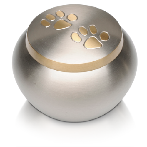 Double Paw Print Pet Cremation Urn - Small -  - B-1536P-S