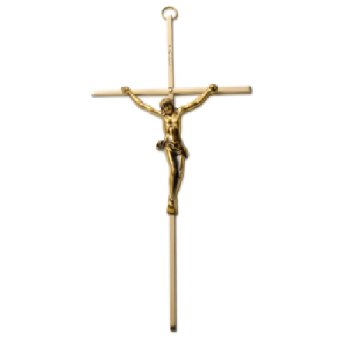 Brass Crucifix - Antique Brass Color -  - BC-9088-B