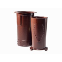 Spartan Cemetery Flower Vase - Half Exposed (Sits flush when inverted)