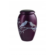 Purple Dove Small Token Keepsake Cremation Urn - 3 cubic inches