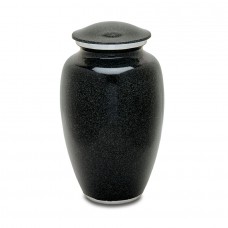 Black Granite Adult Cremation Urn - 210 cubic inches