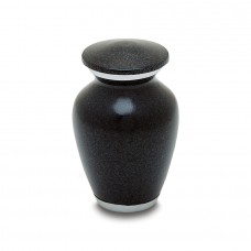 Black Granite Small Token Keepsake Cremation Urn - 3 cubic inches