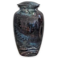 Industrialism Adult Cremation Urn - 220 cubic inches