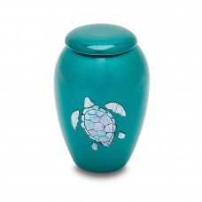 Sea Turtle Small Token Keepsake Cremation Urn - 3 cubic inches