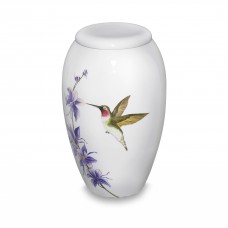 Hummingbird Delight Adult Cremation Urn - 220 cubic inches