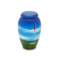 Near the Flag Small Token Keepsake Cremation Urn - 3 cubic inches