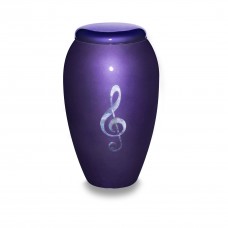 Deep Purple Adult Cremation Urn - 220 cubic inches