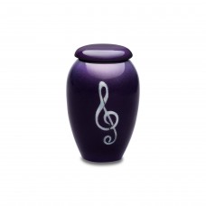 Deep Purple Small Token Keepsake Cremation Urn - 3 cubic inches