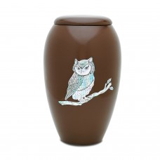 Owl Adult Cremation Urn - 220 cubic inches