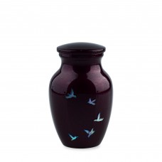 Burgundy Cycle of Life Small Token Keepsake Cremation - 3 cubic inches