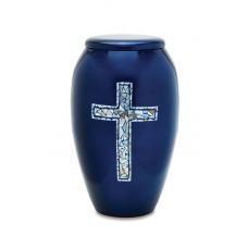 Blue Cross - Adult/Full Size - Cremation Urn