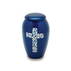 Blue Cross - Token Sized urn