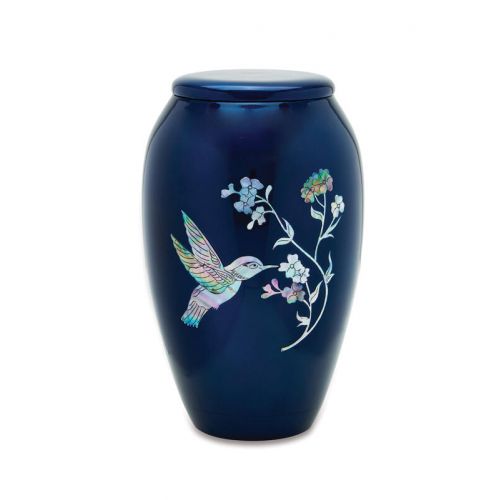 Blue Hummingbird - Adult - Cremation Urn 210 Cu. In. -  - 7713-10