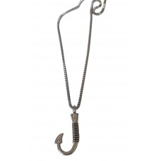 Fish Hook Cremation Urn Pendant Fish Hook Cremation Urn Pendant