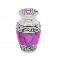 Grecian Pink Small Token Keepsake Cremation Urn - 3 cubic inches