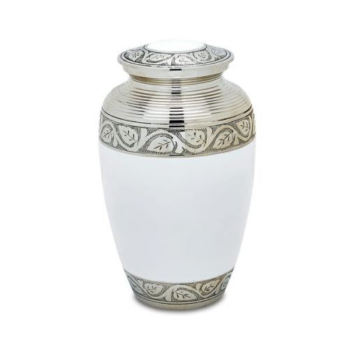 Grecian White - Adult - Cremation Urn 210 Cu. In. -  - 9988-10