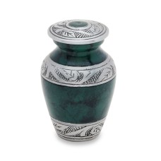 Middleton Royal Green Small Token Keepsake Cremation Urn - 3 cubic inches