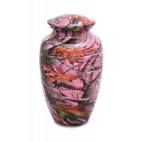 Pink Camo - Adult/Full Size - Hydro-Painted Cremation Urn