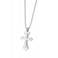 Stacked Cross - Cremation Jewelry