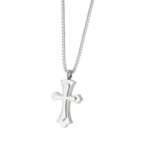 Stacked Cross - Cremation Jewelry -  - 20413