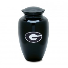 Black Alternate University of Georgia Adult Cremation Urn - 210 cubic inches