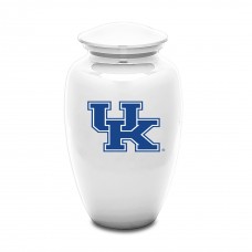 University of Kentucky Wildcats White Adult Cremation Urn - 210 cubic inches