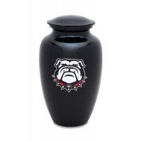 University of Georgia Black - Adult/Full Size - Cremation Urn