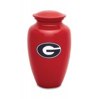 University of Georgia Red - Adult/Full Size - Cremation Urn