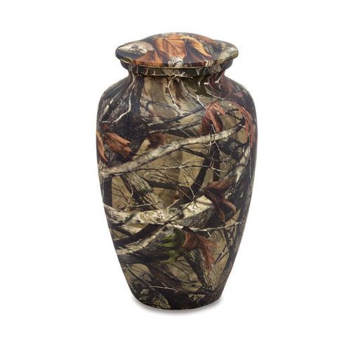 Woodland Camo - Adult - Hydro-Painted Cremation Urn 210 Cu. In. -  - 7502-10