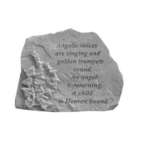 Angelic Voices...w/Ivy All Weatherproof Cast Stone Memorial - 707509070038 - 07003