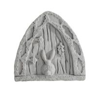 Arch  w/Bunny Fairy Door All Weatherproof Garden Cast Stone