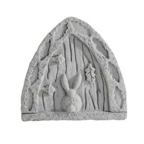 Arch  w/Bunny Fairy Door All Weatherproof Garden Cast Stone - 707509340636 - 34063