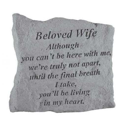 Beloved Wife Although You Can T Be Here All Cast Stone Memorial - 707509161200 - 16120