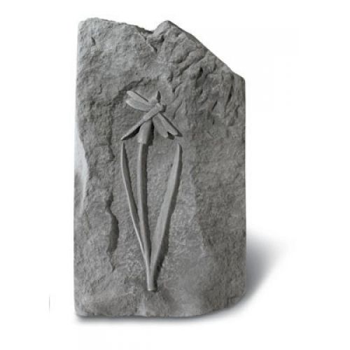 Cattail  w/ Dragonfly Obelisk All Weatherproof Garden Cast Stone - 707509253202 - 25320